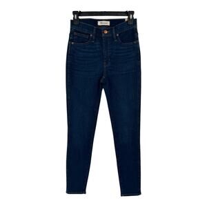 Madewell jeans blue 10" high rise skinny size 25 NEW